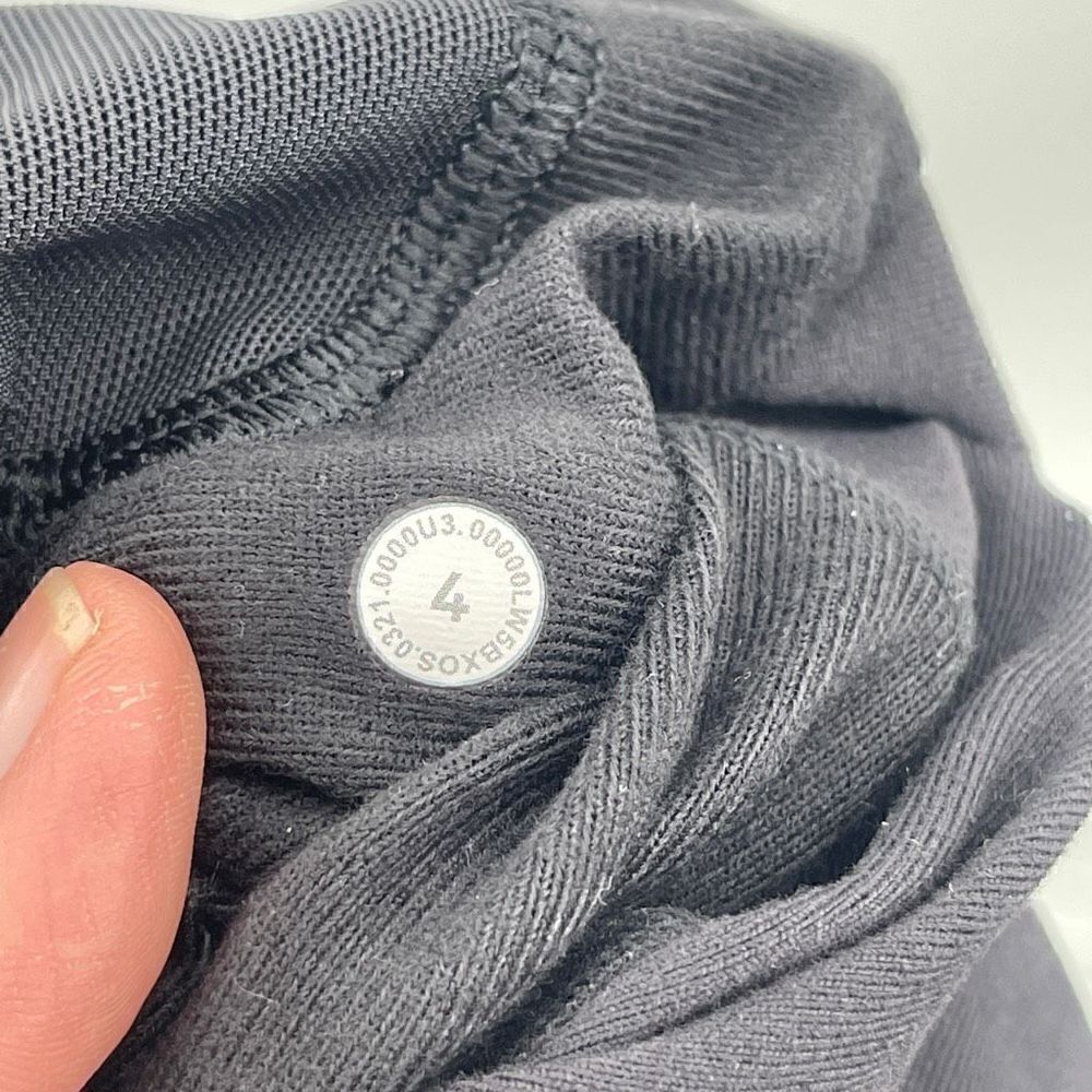 Lululemon X Ready to Rulu Pants Women's Elastic Waist Black Jogger Pants Size 4 - Picture 6 of 7